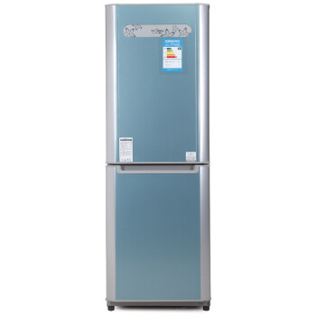 美的（Midea）BCD-185QM 185升 双门冰箱(天蓝双色)