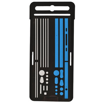 优胜仕（USAMS）苹果iPhone4s 双色边贴 手机保护贴（蓝色边贴+白色小细边）适用于苹果iPhone4s