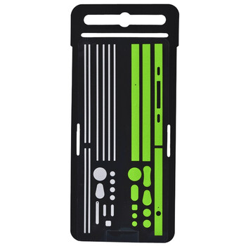优胜仕（USAMS）苹果iPhone4s 双色边贴 手机保护贴（绿色边贴+白色小细边）适用于苹果iPhone4s