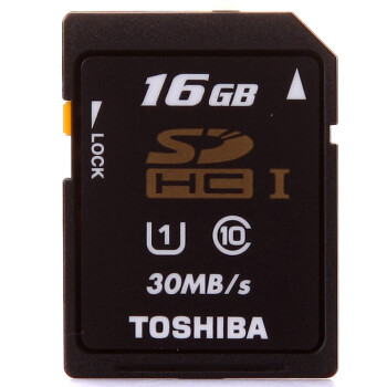 东芝（TOSHIBA）高速SDHC存储卡 16GB UHS/Class10 30MB/s
