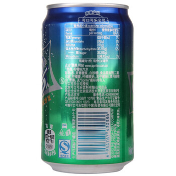 雪碧碳酸饮料330ml 听装【价格 参数 导购 评价