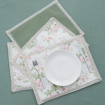 Cozzylife蔻姿 时尚田园双面用餐垫（4只）锦茵30*40cm
