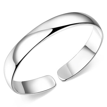 蒂朗妮】千足银<em>手镯</em>百搭<em>女王</em>光面纯银<em>镯子</em>附证