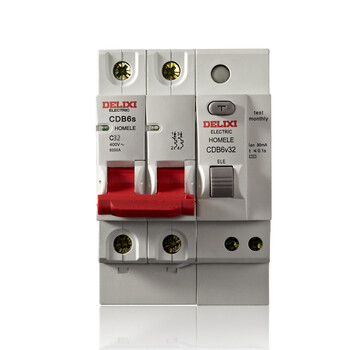 德力西漏电空气开关32a漏电保护断路器2p家用