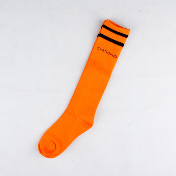 橙火2014新品男童足球袜中筒袜10021 橙色 均