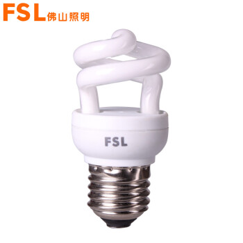 佛山照明 FSL 6瓦 T3半螺旋型电子节能灯 1支装
