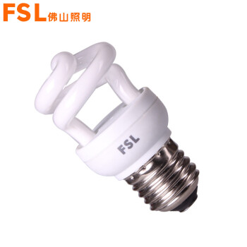 佛山照明 FSL 6瓦 T3半螺旋型电子节能灯 1支装