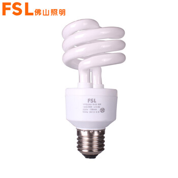 佛山照明 fsl 节能灯管 灯具 T3半螺旋型 18瓦  1支装