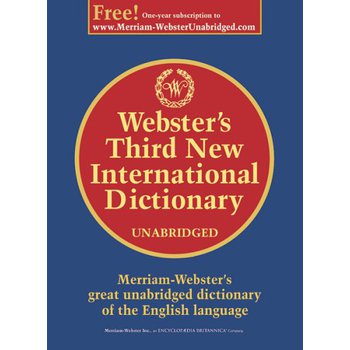 ew International Dictionary [精装] (韦氏大词典,未
