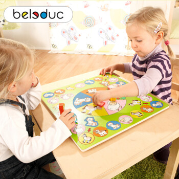 双十季德国贝乐多木儿童玩具 益智质桌面游戏