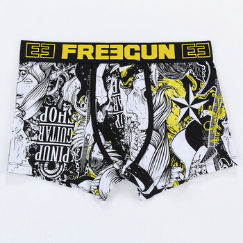 FREEGUN <em>货到付款 情侣内裤</em>男士平角裤女士