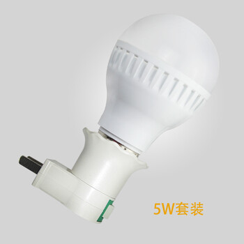 即插即用LED声光控灯泡 5W7W 壁灯小夜灯 拍