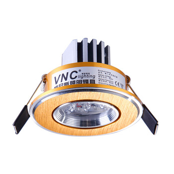 VNC  5-6公分射灯3w节能筒灯一体化天花灯全套背景墙灯牛眼灯 C08/7/5-3 3W暖白光C07-3