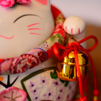 
                                        
                                        奇居良品 陶瓷开业搬迁结婚礼物礼品装饰摆件 储钱罐招财猫摆件S 招财猫摆件大财富令                