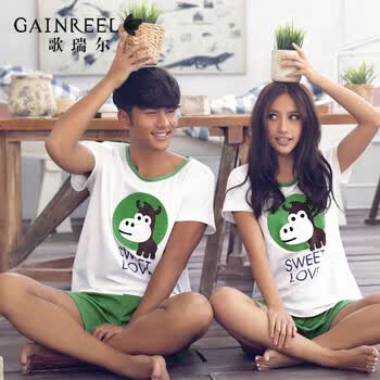 Gainreel<em>歌瑞尔</em>憧憬梦想男女纯棉<em>睡衣</em>可爱<em>卡通</em>