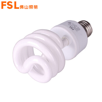 佛山照明 fsl 节能灯管 灯具 T3半螺旋型 18瓦  1支装