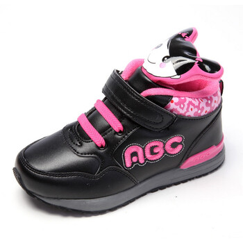 ABC童鞋女童鞋新款儿童鞋女童韩版可爱运动鞋黑/