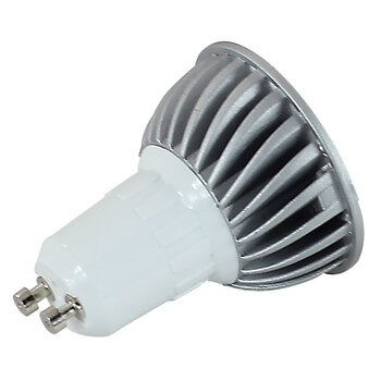 山沃照明GU10射灯LED灯AC220V/3W节能灯卡口灯杯（5只装） 暖白光