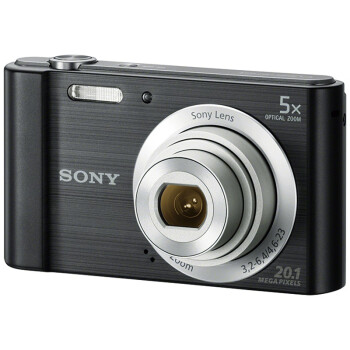 索尼（SONY） DSC-W800 便携数码相机/照相机/卡片机 黑色（约2010万像素 5倍光学变焦 2.7英寸屏 26mm广角）