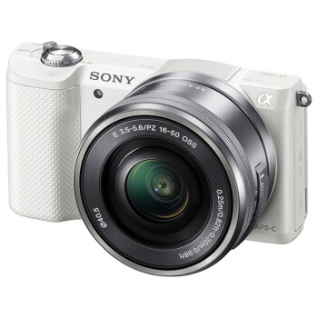 索尼（SONY） ILCE-5000L/α5000 微单单镜套机 白色 （E PZ 16-50mm F3.5-5.6 OSS）