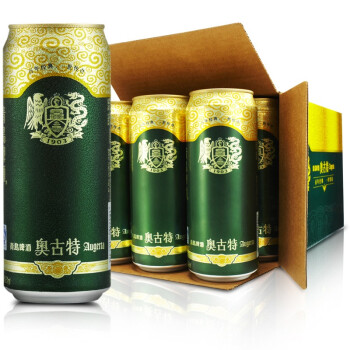 青岛（TsingTao）啤酒奥古特12度500ml*12听 整箱装