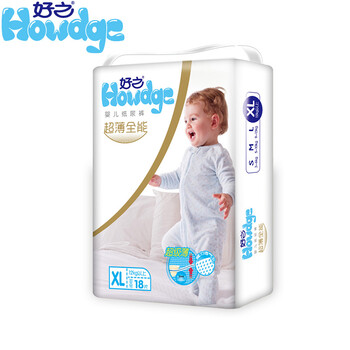 好之超薄全能纸尿裤尿不湿XL号18片 1包装共