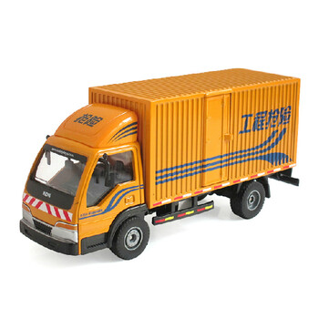 新品凯迪威1:50厢式载货车儿童玩具车厢货车全