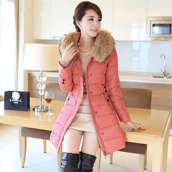 莱雪曼2013<em>冬装</em>新品<em>女装中长款</em>加厚修身<em>外套</em>