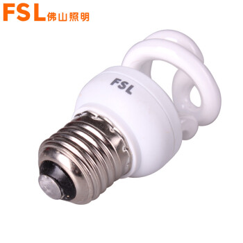 佛山照明 FSL 6瓦 T3半螺旋型电子节能灯 1支装