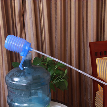 华庭丽娜 加厚版手压式 纯净水吸水器  桶装水抽水器  倒置气压式取水器 饮水器具 取水器