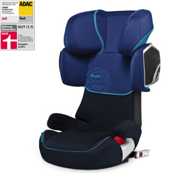 德国 Cybex赛百斯Solution X2-Fix 3岁至12岁ISOFIX儿童安全座椅 海水蓝2014