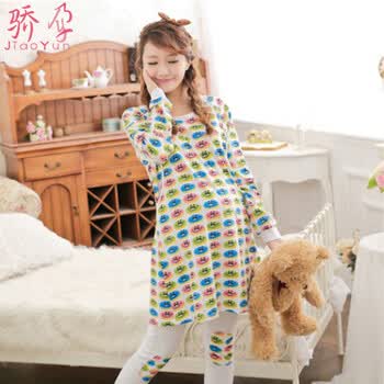 骄孕包邮 <em>孕妇装春装</em>纯棉月子服孕妇<em>睡衣</em> 产妇