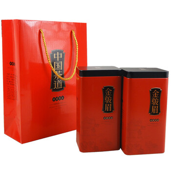 金骏眉红茶 儒道新茶叶 双铁盒礼盒精装 茶叶净