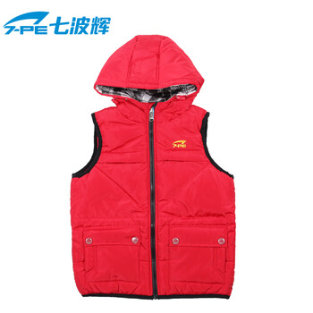 <em>七波辉男童</em>童装男冬装儿童新款运动<em>马夹</em>套男童