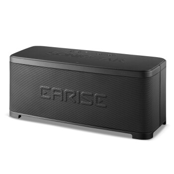 雅兰仕（EARISE） S3 一体式蓝牙2.1低音炮 床头家居可通话蓝牙音箱 炫酷黑
