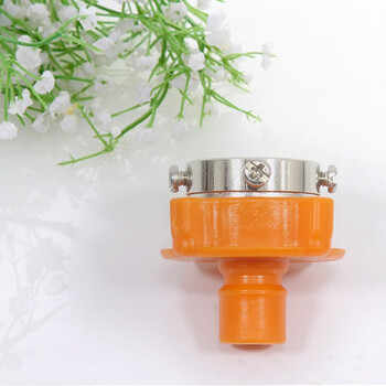 雨花泽（Yuhuaze） MLJ-3018 洗衣机进水管接头 通用型全钢头卡扣水龙头接头橙色