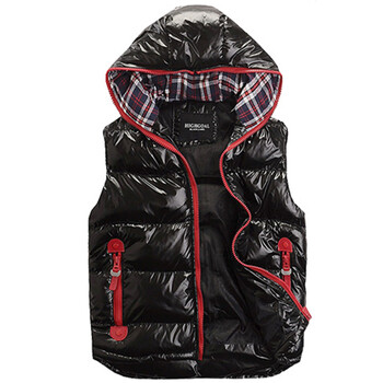 2014春装新款 保暖修身<em>男士连帽棉马甲</em>男式棉