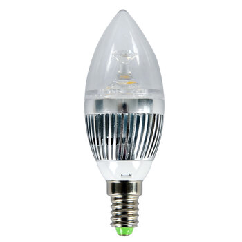 亮朵LED灯泡球 蜡烛节能灯E14螺口大功率光源LDP-E143WA1 LED灯泡E14暖光
