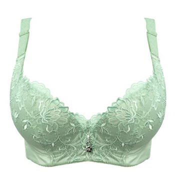 缪诗金色奥黛丽 V型精致蕾丝调整型聚拢<em>文胸</em> 