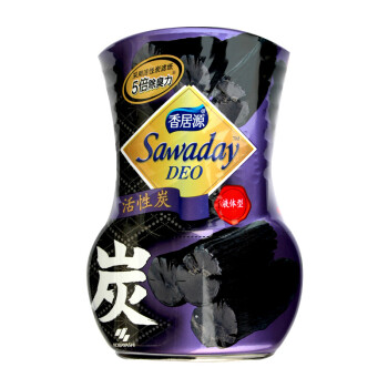 
                                        小林 香居源（Sawaday)液体芳香剂 活性炭350ml*4瓶 清除室内异味                