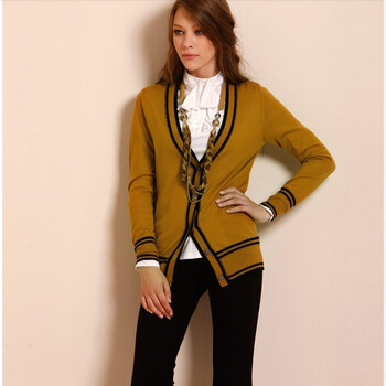 n/维珈2014新春款欧美秋装大码女式新款<em>开衫</em>毛