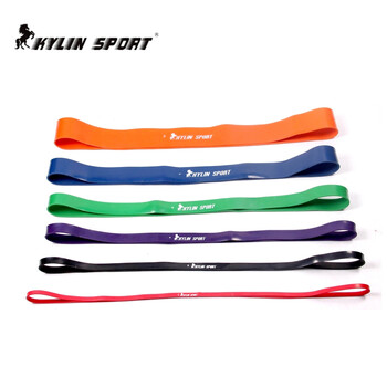 骐骏 健身房深蹲负重力量训练带乳胶管阻力带