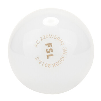 
                                        
                                        佛山照明（FSL）LED灯泡节能灯具3W暖白光3000K E27水晶系列 5支装                