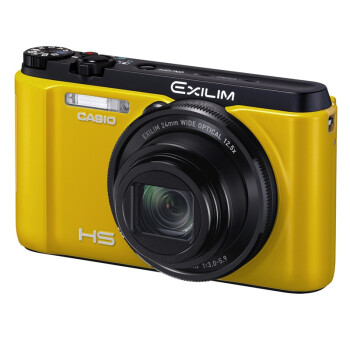 卡西欧（CASIO） ZR1200 数码相机  黄色 （1610万像素 3.0英寸液晶屏 12.5倍光学变焦 24mm广角）