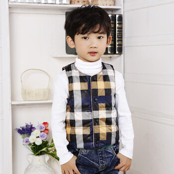 <em>南极人</em>童装2013秋冬新款 儿童<em>羽绒马甲</em>男女童