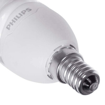 飞利浦Philips  全螺旋 节能灯 5W E14小螺口 暖白色 单支装 黄光