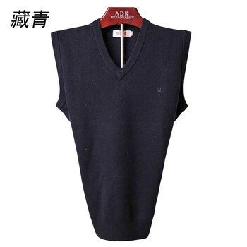 2013<em>冬季</em>新款<em>恒源祥男装</em>毛衣<em>马甲</em>男针织背心