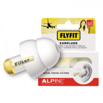 荷兰 Alpine FlyFit Earplugs 隔音入耳式睡眠航空飞机耳塞耳痛减压