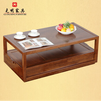 光明家具 环保实木茶几 角几 实用型客厅小茶几