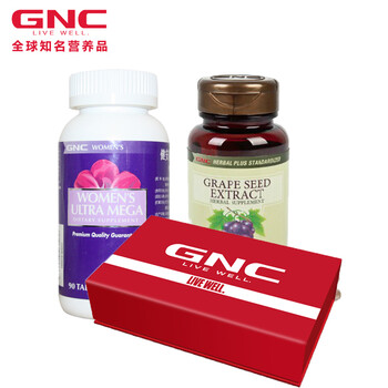 GNC\/健安喜 女性多种维生素复合片+葡萄籽精